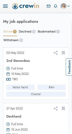 Photos of the applications page
