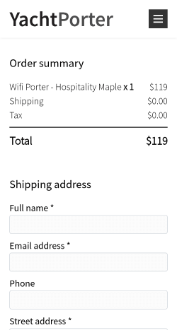 Photos of the payments page