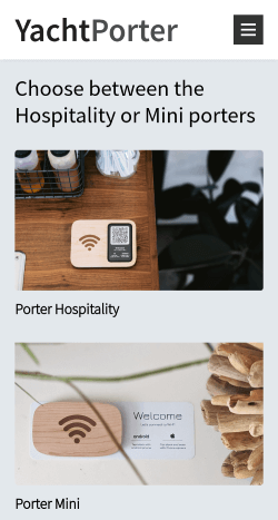 Photos of the homepage